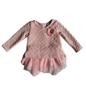 NWT Little Lass Adorable Pink Top Size 12 Months